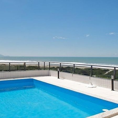 Apartmán Linda Cobertura Frente Mar Com Piscina Privativa E Pe Na Areia! Florianópolis Exteriér fotografie