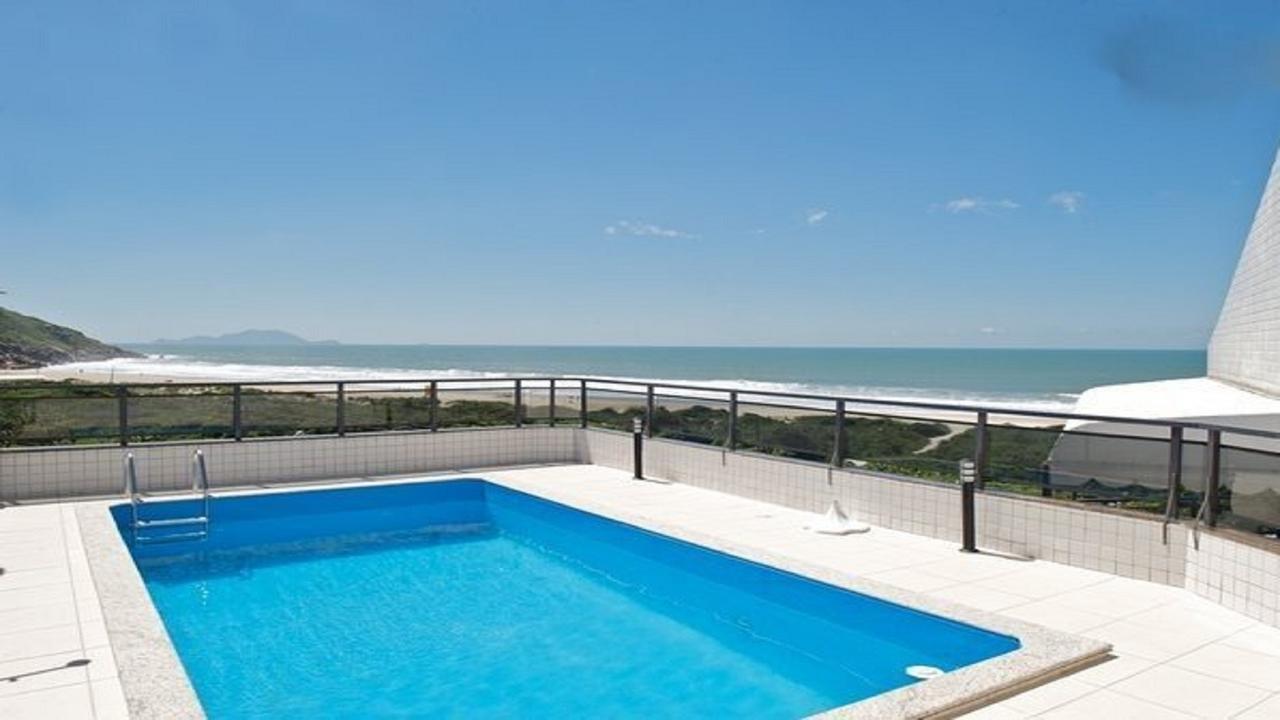 Apartmán Linda Cobertura Frente Mar Com Piscina Privativa E Pe Na Areia! Florianópolis Exteriér fotografie